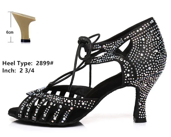 black 6cm Г. модные туфли для Бальных и латиноамериканских танцев женские туфли на высоком каблуке с мягкой подошвой красного, черного цвета, устойчивые женские танцевальные туфли для латиноамериканских танцев обувь женская - Цвет: black 6cm