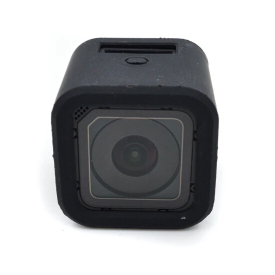 Мягкая сумка для GoPro Hero 4/5 Session защитный силиконовый чехол защитная рамка для Go Pro Hero 5/4 Session аксессуары для камеры - Цвет: black