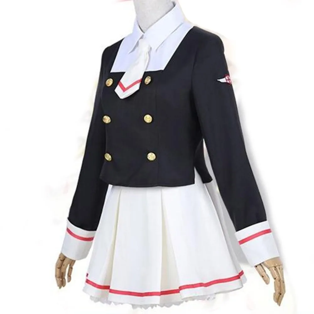 Бесплатная доставка Аниме Cardcaptor Sakura Косплей Костюм Kinomoto sakura платье Daidouji Tomoyo