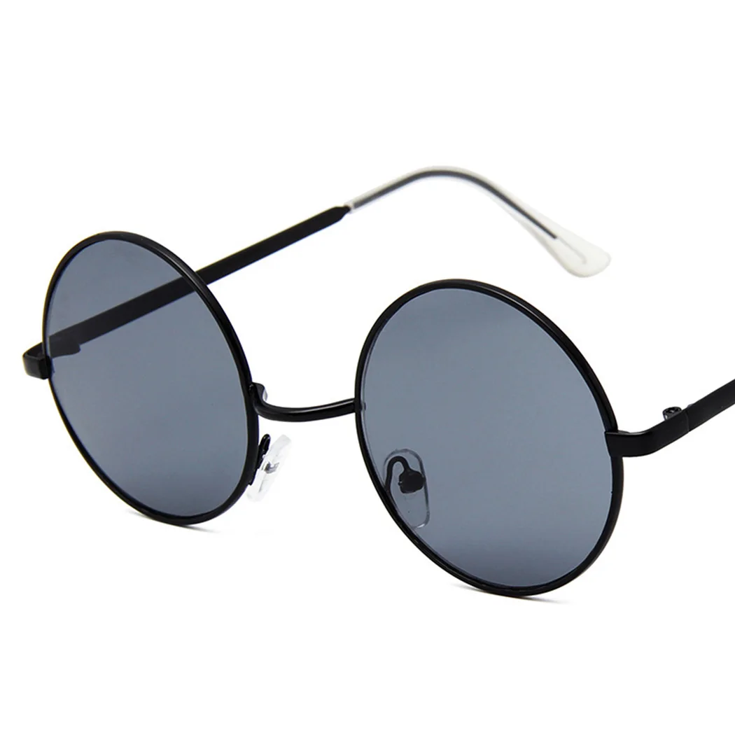 Мужские и женские солнцезащитные очки винтажные поляризационные с круглыми