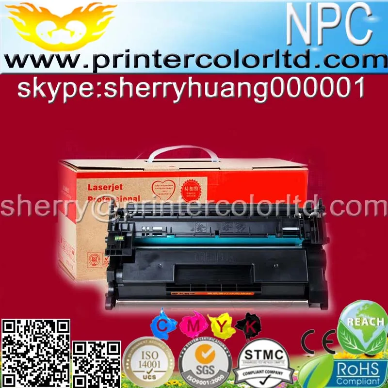 В продаже тонер-картридж для HP CF226A 26A CF226 полностью черный совместимый с LaserJet M402dn