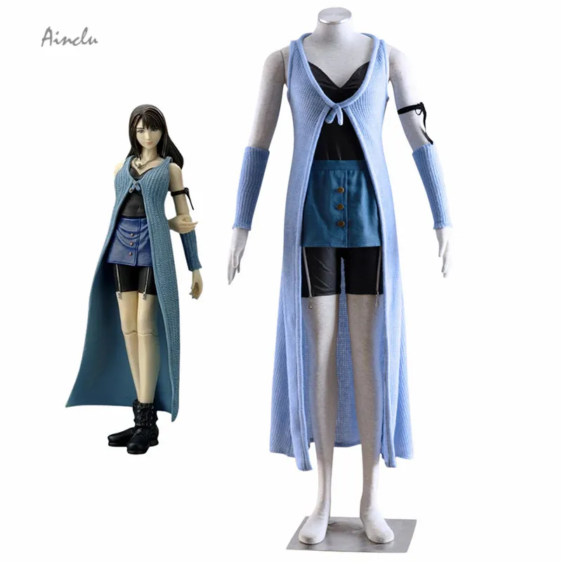 Ainclu Бесплатная доставка Новые Финальные Фэнтези Rinoa Heartilly повседневные Косплей
