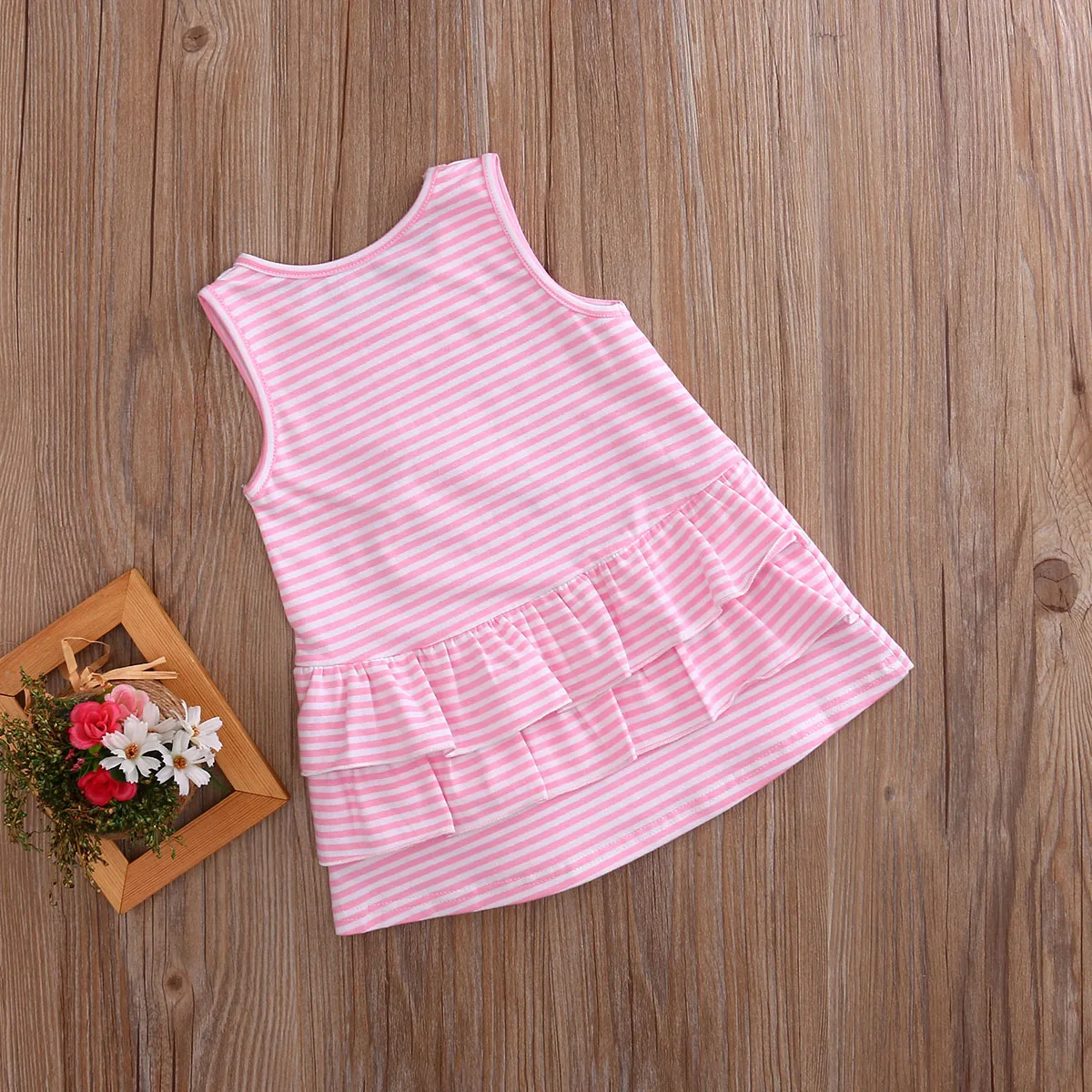 2017 г. Летнее платье принцессы для маленьких девочек с 3D принтом красный лебедь