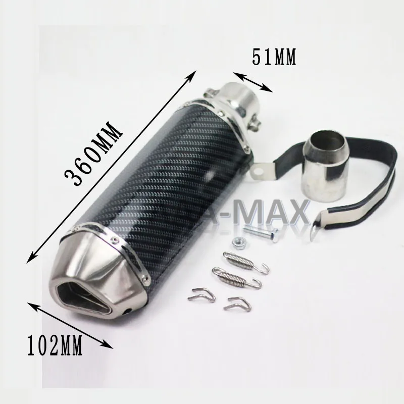 Escape для yoshimura глушитель мотоцикла для kawasaki suzuki ninja 300 crf 230 msx125 nmax 155 bws 125 bws 125