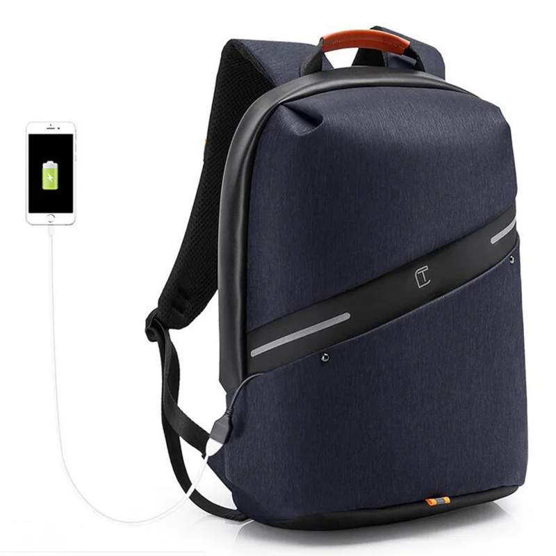 Рюкзак Tangcool для мужчин с usb зарядкой водонепроницаемый защитой от кражи|Мужские