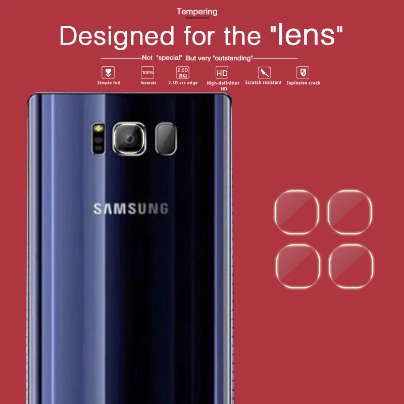 HD камера заднего вида объектив пленка из закаленного стекла для Samsung Galaxy c5 pro MIX W2018