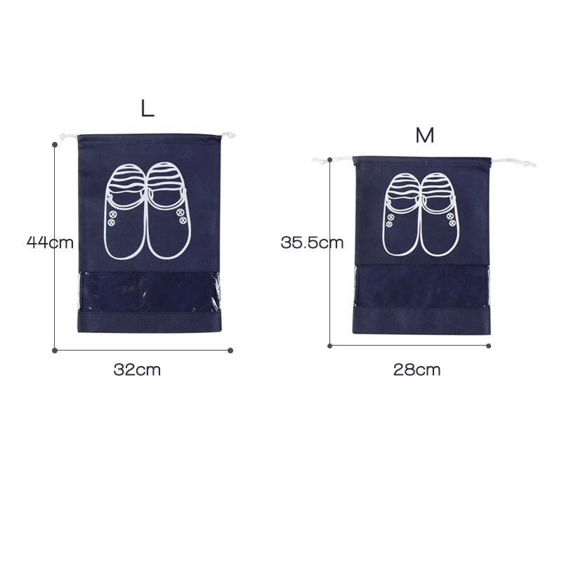 Хит продаж 1 шт. Женская Высококачественная сумка для обуви 2 размера дорожный