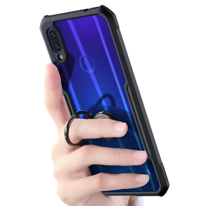 XUNDD Чехол для xiaomi Redmi Note 7 Чехол 7 Pro прозрачный акриловый+ ТПУ чехол для телефона xiaomi K20 Pro mi 9 чехол T Pro кольцо защитный чехол