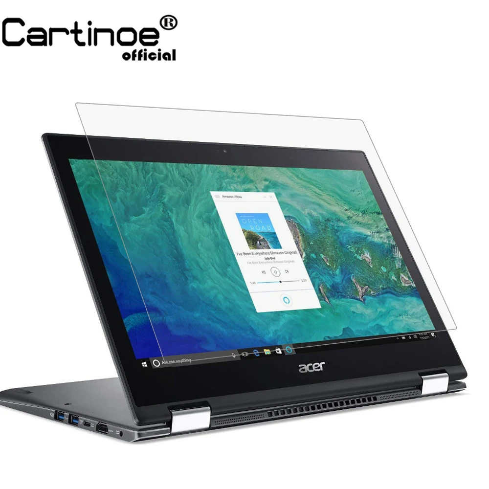Cartinoe 15.6 Inch Laptop Screen Protector For Acer Spin 5 Sp513-52 Notebook Universal Hd Crystal Clear Lcd Guard Film 2pcs