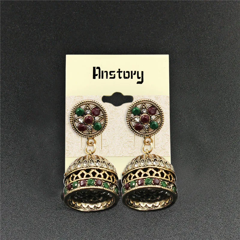 Турецкий Maple Leaf Смола Кристаллические серьги стержня для Для женщин колокол