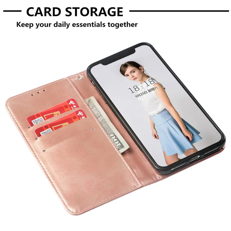 Один Цвет кожаный чехол для apple iPhone 8 7 6 6 S Plus 5 5S SE 5C X XR Xs Max из искусственной кожи с мягкой силиконовый держатель Крышка DP03Z