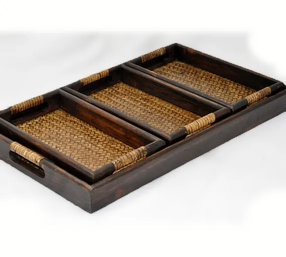 Юго Восточная Азия 4 шт./компл. декоративные золотые лотки Украшения Манго