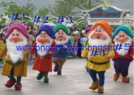 Высокое качество EVA материал шлем семь гномов талисман костюм мультфильм одежда