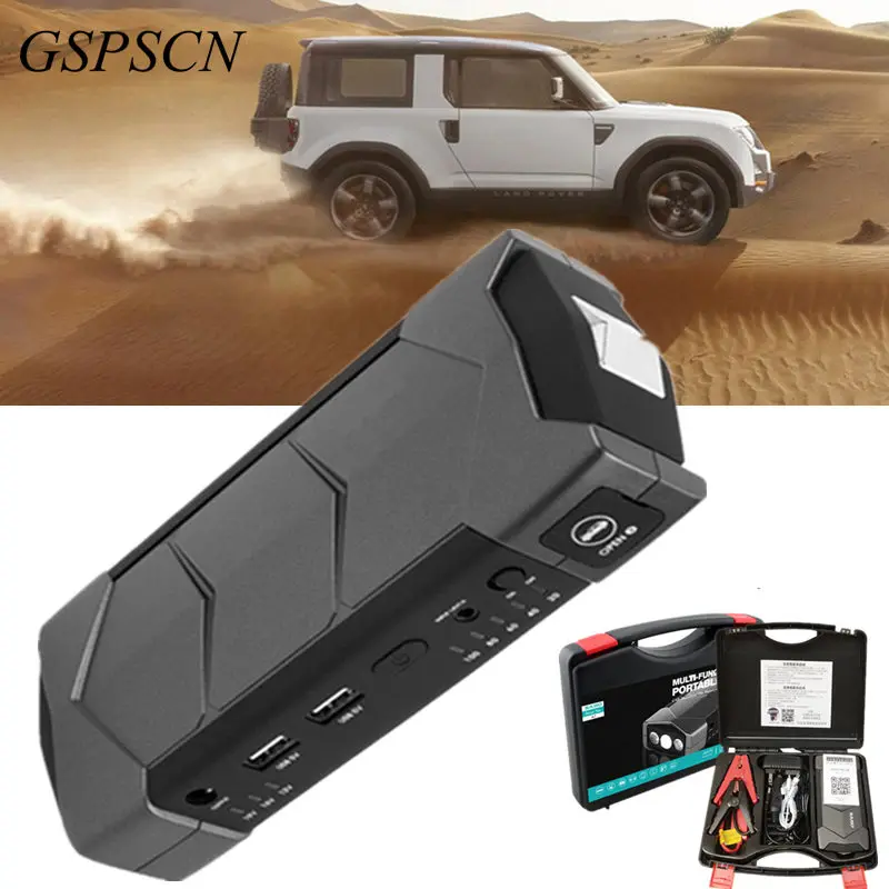 GSPSCN Capacity 12V Petrol Diesel 68800mAh Car Jumper Booster 400A Peak Charger SOS Light with Life Saving tool|car jumper|jumper boosterbooster