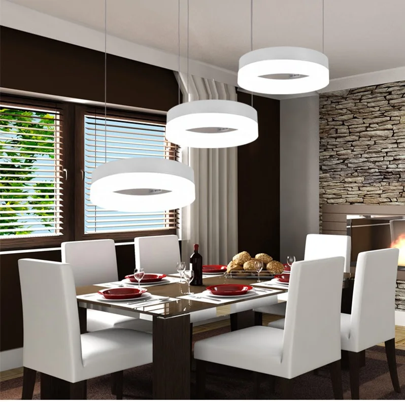 Круглые светодиодный светодиодные люстры подвесные офисные и коммерческие