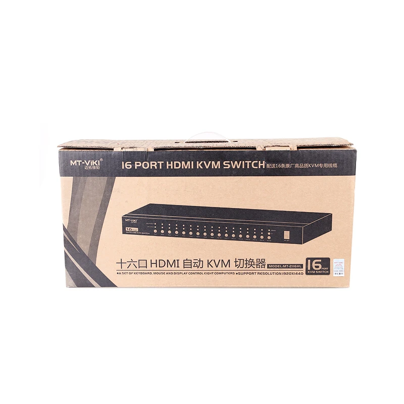 Usb hdmi kvm переключатель 16 в 1 автоматический клавиатура мышь Полный 1080P ИК пульт