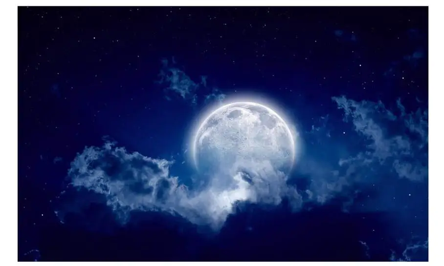 Домашний декор красивый пользовательский любой размер росписи 3D фантазия Луна