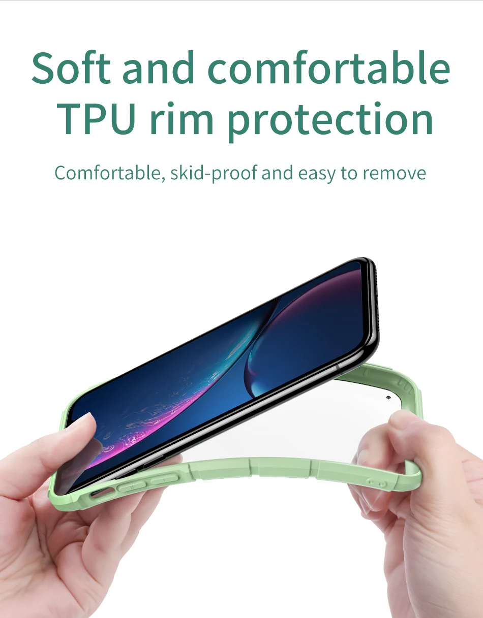 Роскошный чехол Baseus для iPhone Xr, силиконовый гибридный чехол из поликарбоната, противоударный защитный чехол на заднюю панель, защитный чехол для iPhone, Fundas