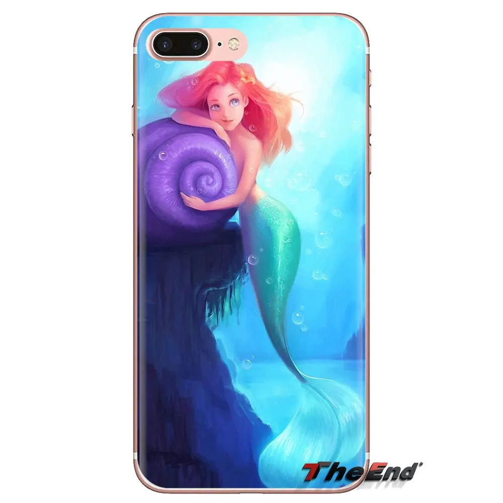 Для Xiaomi Mi3 Samsung A10 A30 A40 A50 A60 A70 Galaxy S2 Note 2 Grand Core Prime Housing Ariel Sea Princess little Mermaid Girls |