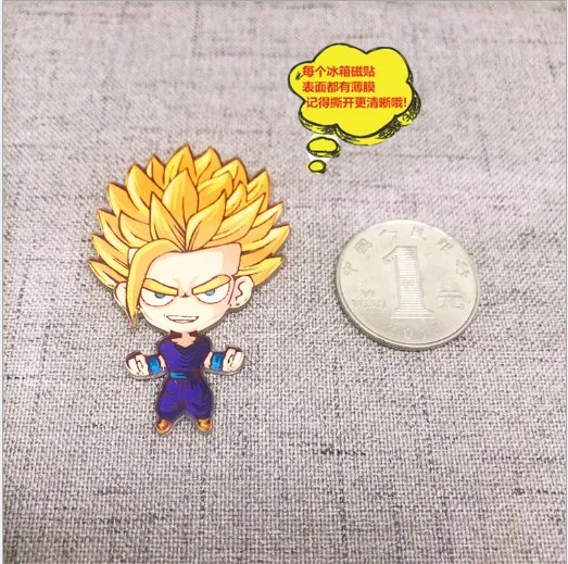 5 Милый мультфильм dragonball серии магниты на холодильник высококачественная акриловая краска магниты на холодильник Dragon Ball Z фильм магниты на холодильник - Цвет: 5