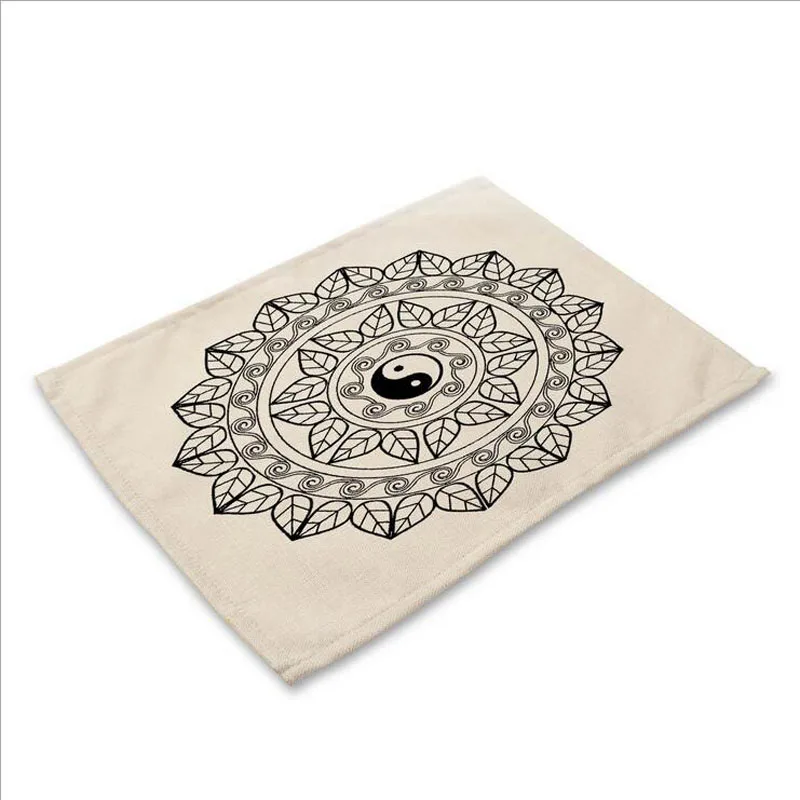 Мандала Тай Чи Сплетница подстилка для украшения стола кухонные плакаты