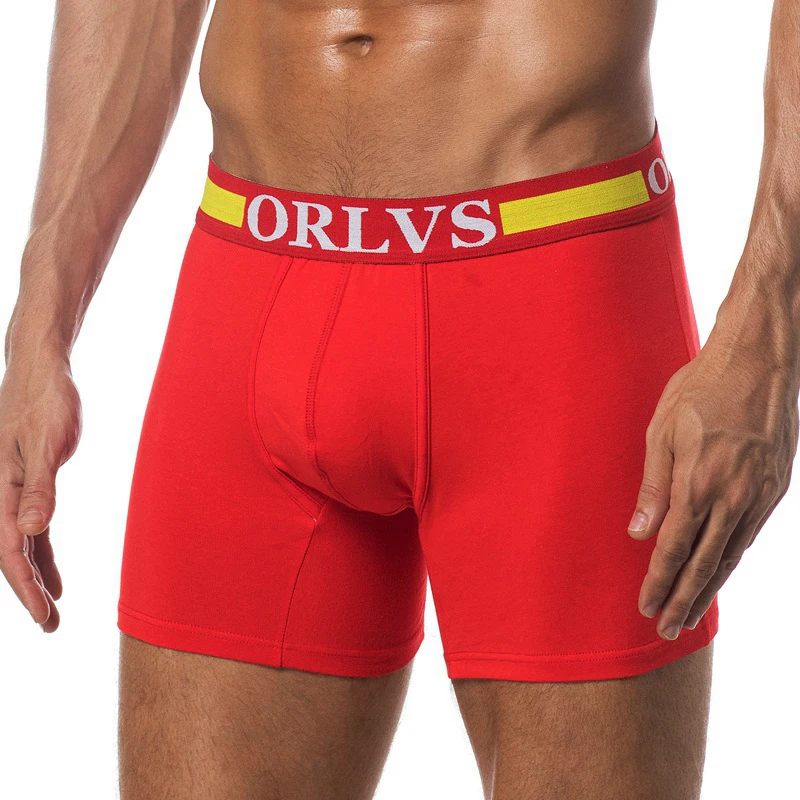 

ORLVS Brand Men Underwear Male Panties Boxers Cotton Breathable Men Underwear Sexy Underpants Comfortable Homewear Shorts