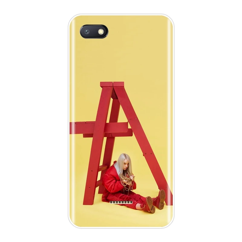 Задняя крышка для Xiaomi Redmi Note 6 Pro 5A Prime 5 4 4X Pocophone F1 Redmi S2 6A 5 Plus 4A Мягкий силиконовый чехол для телефона Billie Eilish