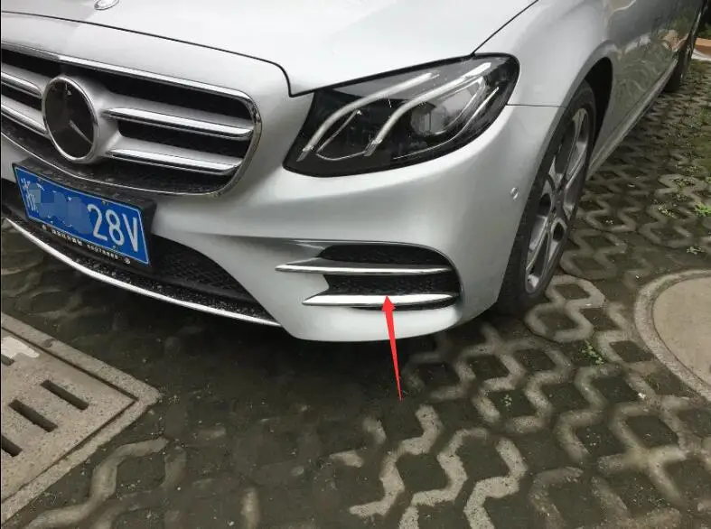 4 шт. Хром ABS зеркальной и матовой передние противотуманные фары светильник