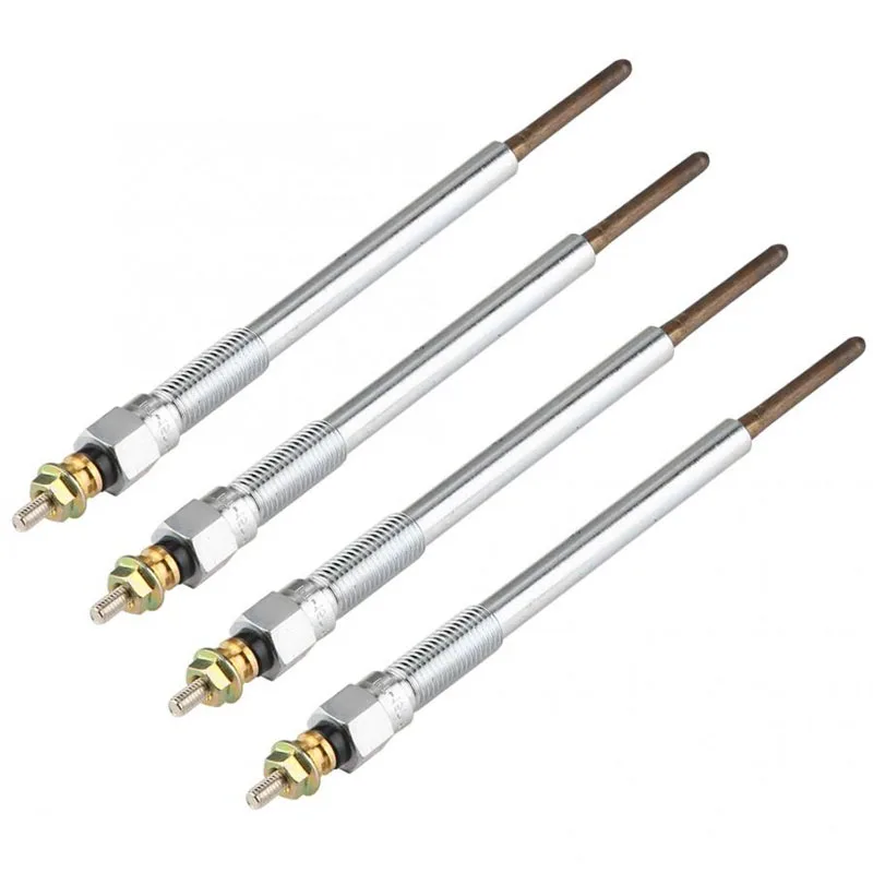 4 шт. металлический автомобильный дизельный Обогреватель светящиеся пробки для