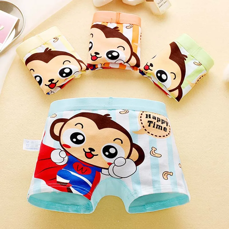 1 шт. Детские хлопковые трусы для мальчиков и девочек|Нижнее белье| |