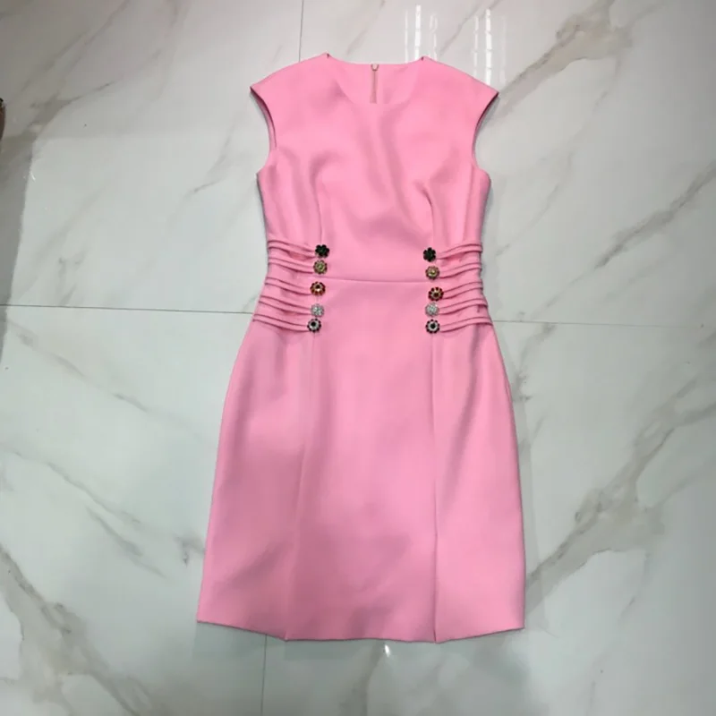 2018 осень Офисные женские туфли платье без рукавов Для женщин высокое качество