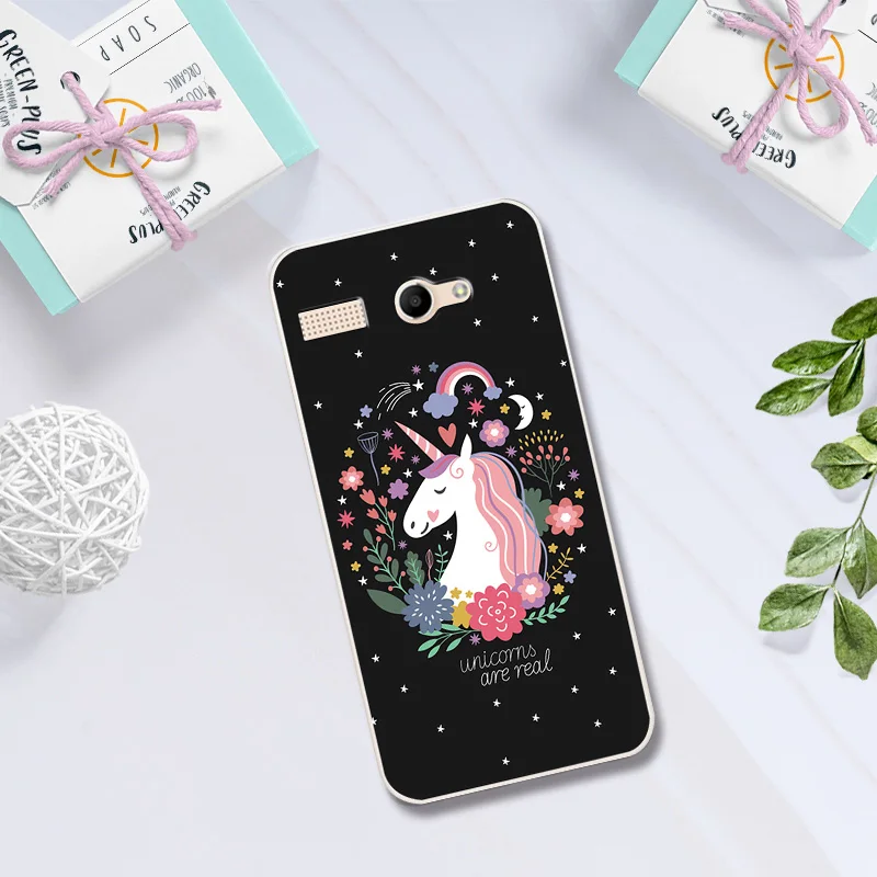 YOUVEI Lovers чехол для телефона Micromax Bolt Q346 Чехол с принтом силиконовый D346 Capa Chic 4 5