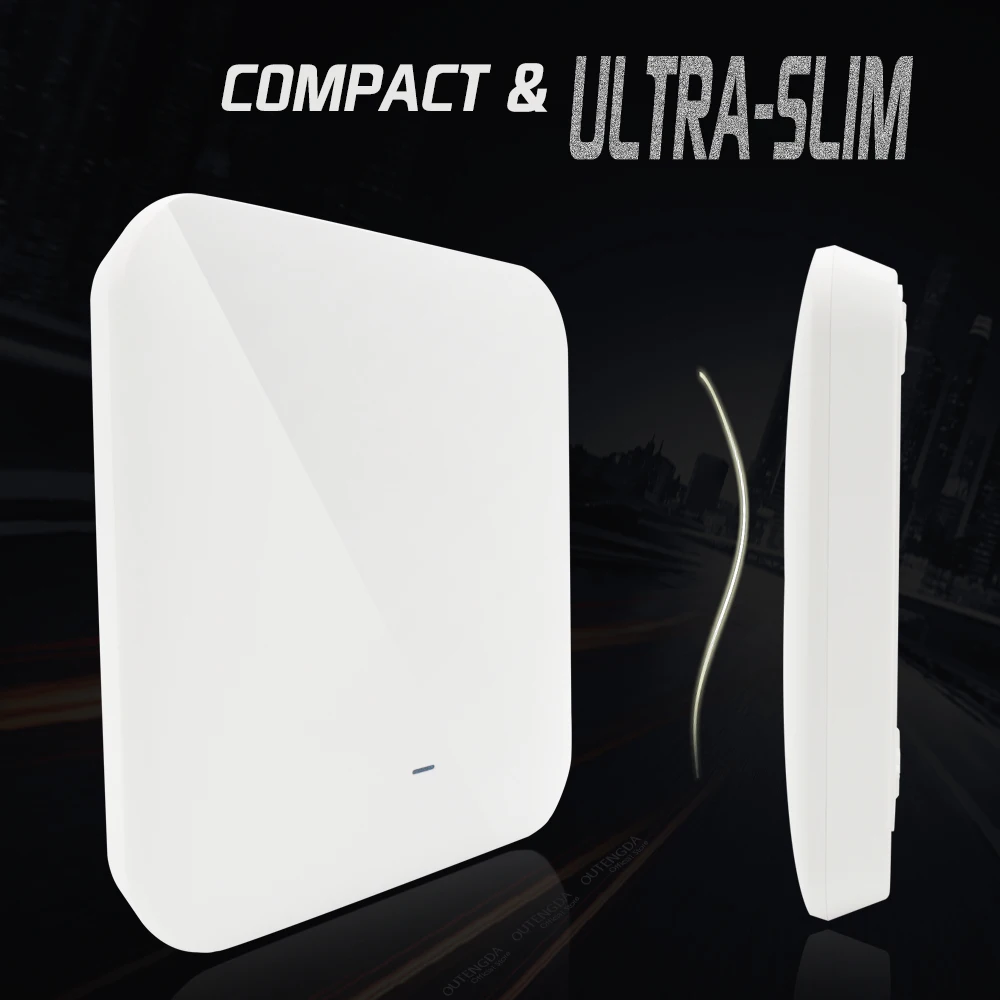 750Mbps 802.11ac High Power 2.4G&5.8G Ceiling Wireless Access Point WiFi Extender Active PoE Ceiling-mounted Wireless AP Router