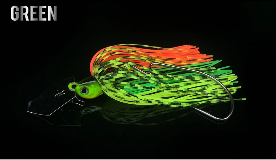 WALK FISH 1 шт. приманка для рыбалки Buzzbait воблер болтовня приманка для ловли карпа с плавательным Джигом лезвия Pesca