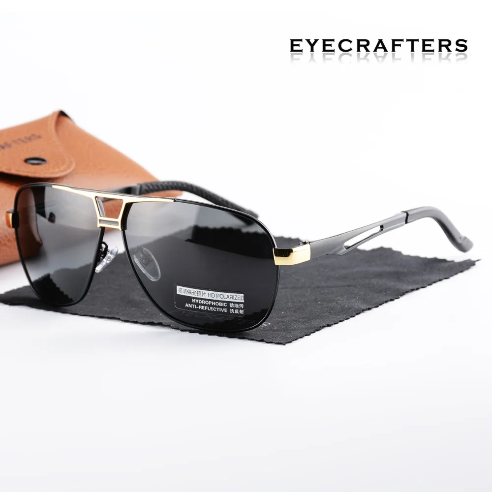 Солнцезащитные очки Eyecraftes Мужские поляризационные алюминиево-магниевые