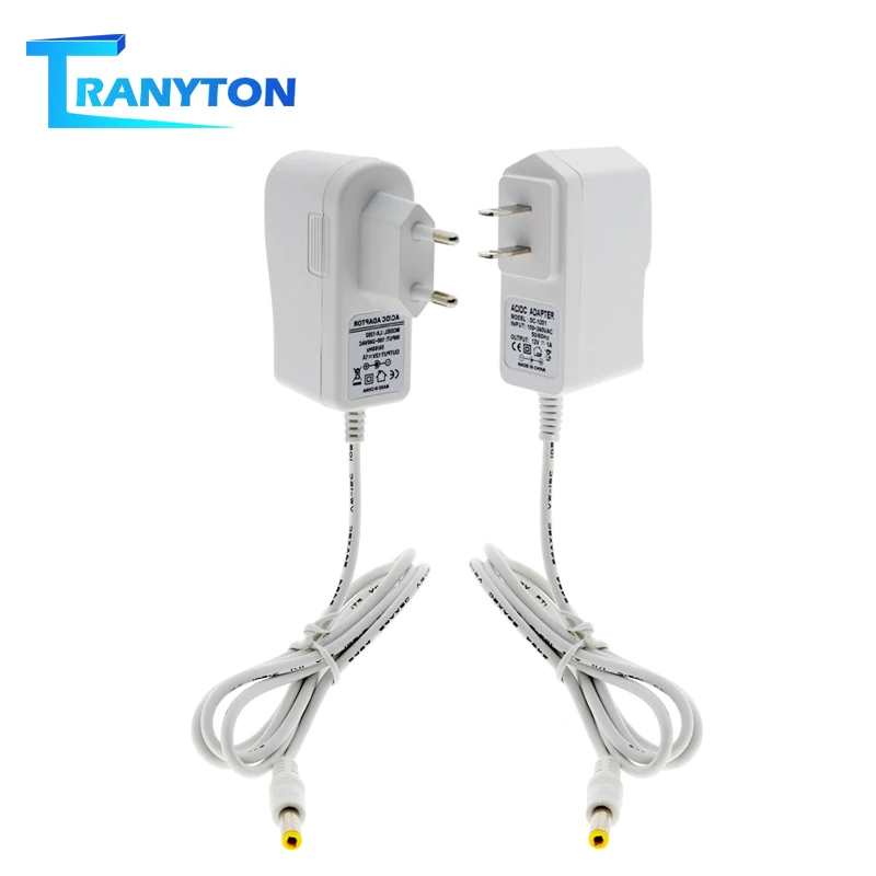 DC12V адаптер питания белый корпус AC100-240V светильник ing трансформаторы выход 12 В 1A/3A блок питания конвертер для светодиодные ленты светильник