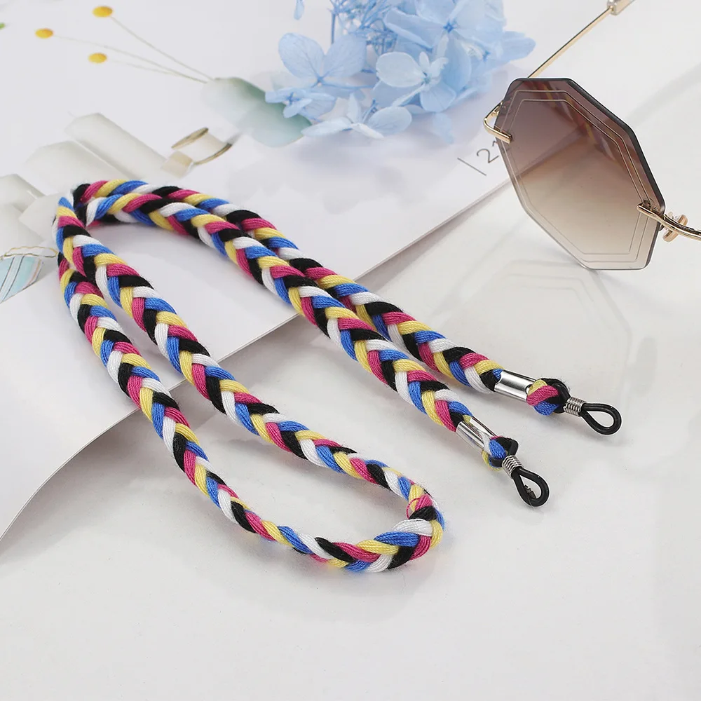 Нескользящая цепочка для очков в Корейском стиле аксессуар ретро веревка мужчин