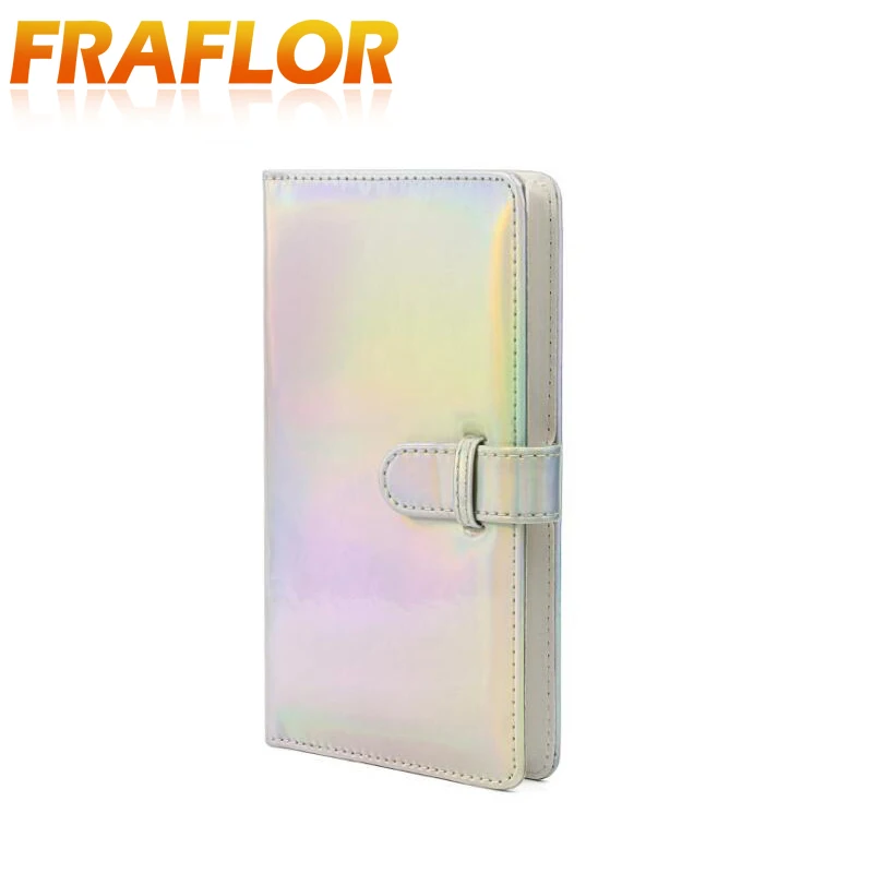 Фотоальбом из ПУ кожи с мгновенным градиентом 96 карманов 3 дюйма фотоальбом для