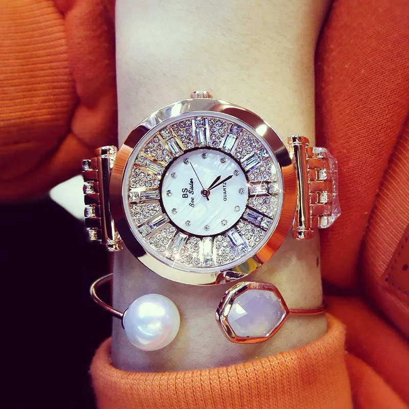

BS bee sister Diamond Luxury Women Watches Elegant Dress Quartz Ladies Watch Women Relogio Feminino 2020 reloj mujer