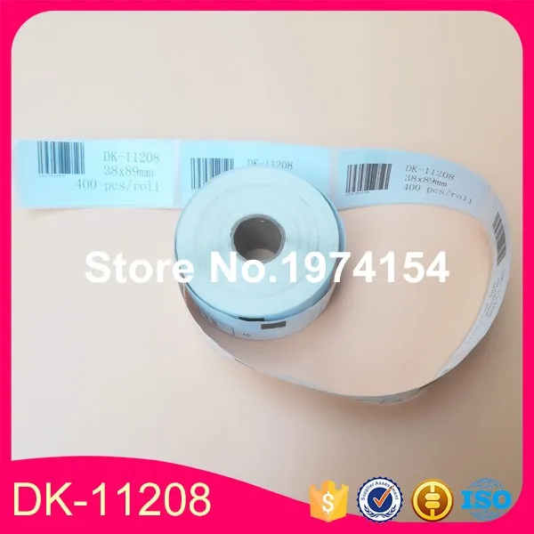 200 рулонов для заправки совместимых с фотоэтикеток 38 мм * 90 400 шт. принтером