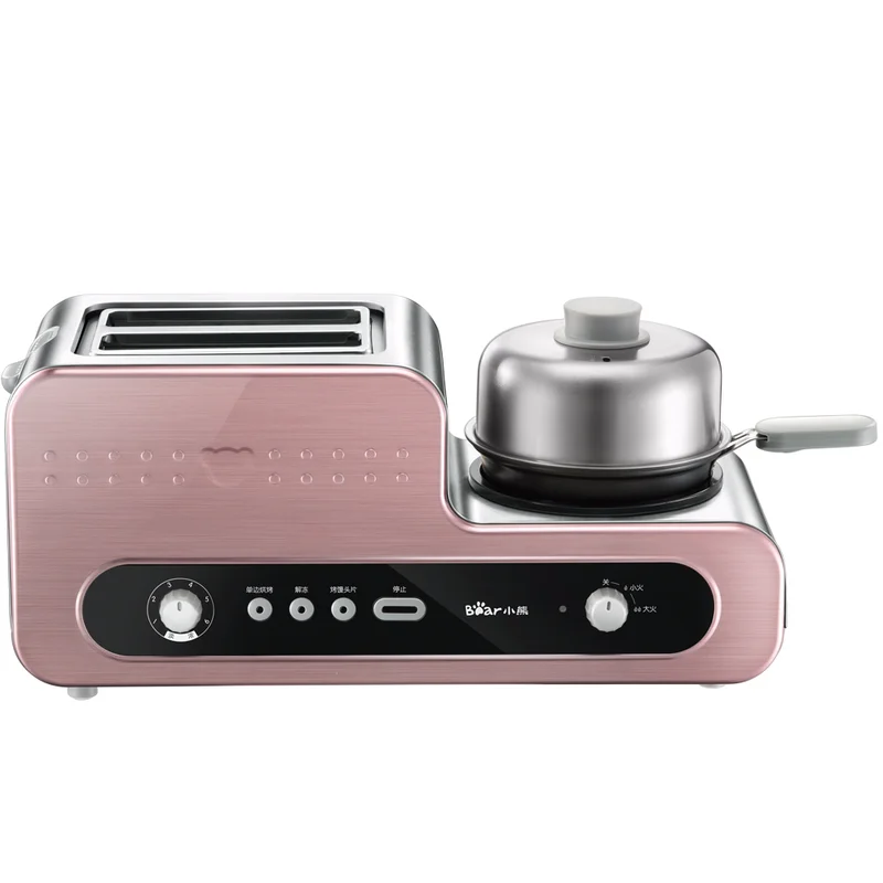 Полностью автоматический тост Bear 3 в 1 для завтрака домашний тостерный аппарат