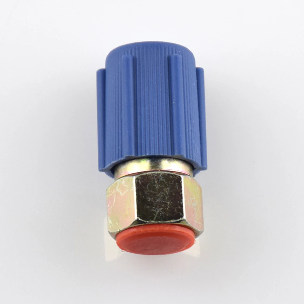 7/16 Low A/C Service Charging Port Adapter Retrofits R12 to R134a with Cap removable Schrader valve Hot Selling | Автомобили и