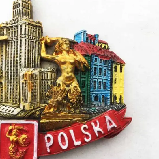 Дворец культуры и науки Warsaw Poland 3D магниты на холодильник сувениры для путешествий домашнее украшение на холодильник магнит