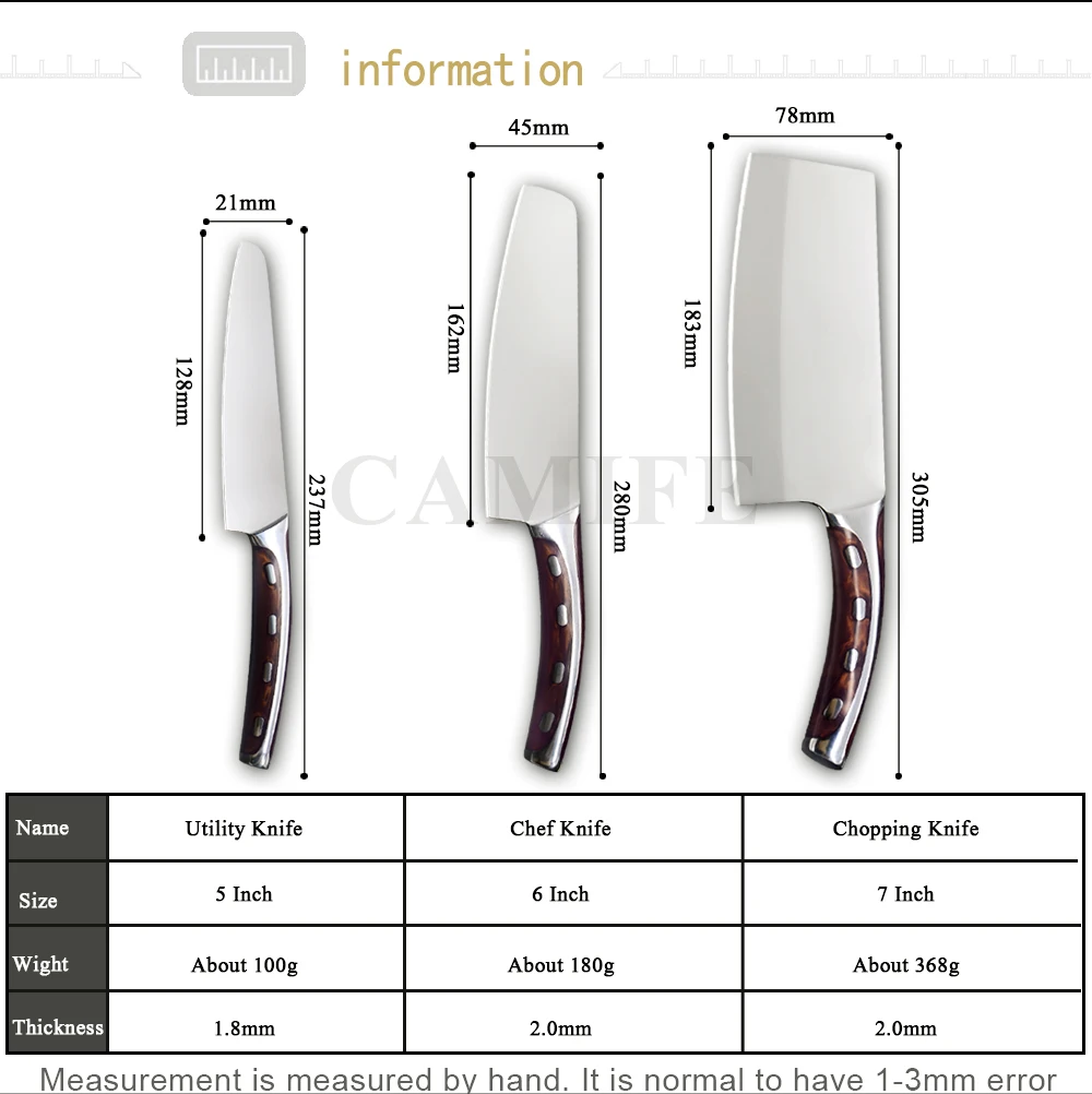 4cr14mov нож из нержавеющей стали разделочные кухонные ножи Мясник измельчитель