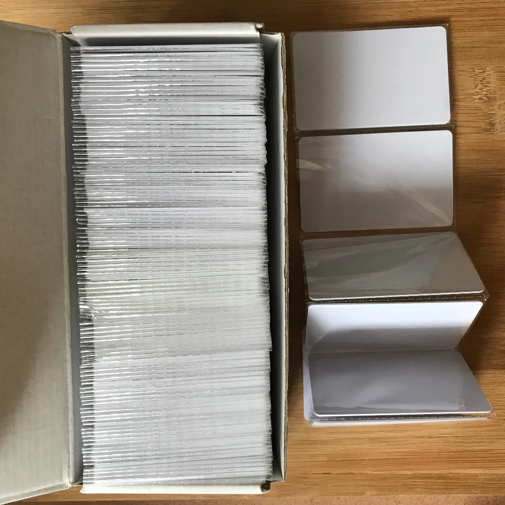 1000 шт./лот 125 кГц смарт карта EM4100/TK4100 RFID Бесконтактная 0 8 мм бесплатная доставка