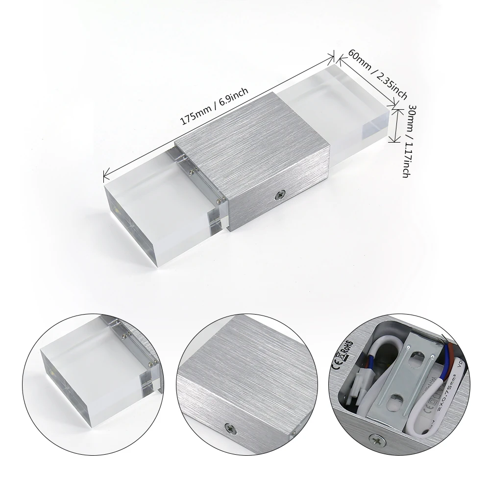 Современные акриловые двойсветильник настенные светильники современные яркие