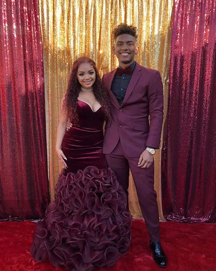 Элегантные черные бархатные платья в африканском стиле для девушек бордовые