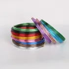 Проволока из анодированного алюминия 10 м, универсальная окрашенная алюминиевая металлическая проволока, Ni  Pb free - 18 калибр (1 мм), комплектующие для ювелирных изделий сделай сам