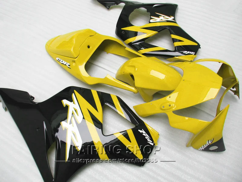 Желтые полные части для HONDA cbr954rr 03 02 комплект обтекателей cbr900rr 954 2003 2002 ( 100%