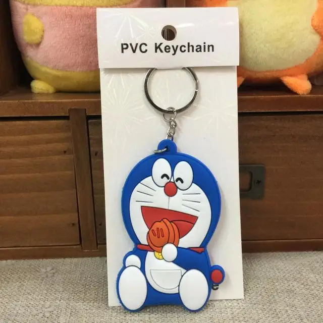 Брелок в стиле аниме Счастливый Дораэмон ПВХ брелок с фигуркой милая игрушка